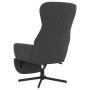 Sillón de relax con reposapiés terciopelo gris oscuro de , Sillones - Ref: Foro24-3097496, Precio: 119,58 €, Descuento: %