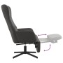 Sillón de relax con reposapiés terciopelo gris oscuro de , Sillones - Ref: Foro24-3097496, Precio: 119,58 €, Descuento: %