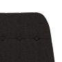 Sillón mecedora con taburete tela negro de , Mecedoras - Ref: Foro24-3097710, Precio: 138,74 €, Descuento: %