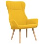 Sillón de relax con taburete tela amarillo mostaza de , Sillones - Ref: Foro24-3097889, Precio: 132,69 €, Descuento: %