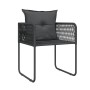 Juego de comedor para jardín 5 piezas negro de , Conjuntos de jardín - Ref: Foro24-3099085, Precio: 392,60 €, Descuento: %