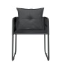 Juego de comedor para jardín 5 piezas negro de , Conjuntos de jardín - Ref: Foro24-3099085, Precio: 392,60 €, Descuento: %