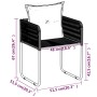 Juego de comedor para jardín 5 piezas negro de , Conjuntos de jardín - Ref: Foro24-3099085, Precio: 392,60 €, Descuento: %