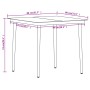 Juego de comedor de jardín 5 piezas negro de , Conjuntos de jardín - Ref: Foro24-3099156, Precio: 393,66 €, Descuento: %
