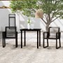 Juego de comedor para jardín 3 piezas negro de , Conjuntos de jardín - Ref: Foro24-3099149, Precio: 280,21 €, Descuento: %
