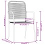 Juego de comedor para jardín 3 piezas negro de , Conjuntos de jardín - Ref: Foro24-3099137, Precio: 197,46 €, Descuento: %