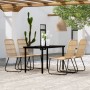 Juego de comedor para jardín 5 piezas color roble de , Conjuntos de jardín - Ref: Foro24-3099163, Precio: 578,83 €, Descuento: %