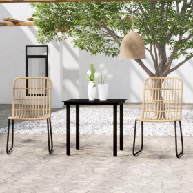 Juego de comedor para jardín 3 piezas color roble de , Conjuntos de jardín - Ref: Foro24-3099161, Precio: 319,13 €, Descuento: %