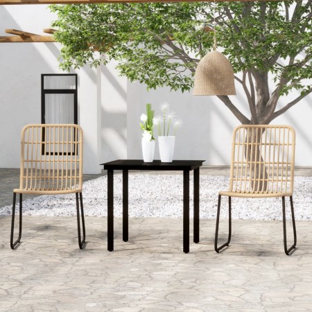 Juego de comedor para jardín 3 piezas color roble de , Conjuntos de jardín - Ref: Foro24-3099161, Precio: 319,13 €, Descuento: %