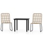 Juego de comedor para jardín 3 piezas color roble de , Conjuntos de jardín - Ref: Foro24-3099161, Precio: 319,13 €, Descuento: %