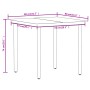 Juego de comedor para jardín 3 piezas color roble de , Conjuntos de jardín - Ref: Foro24-3099161, Precio: 319,13 €, Descuento: %