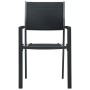 Juego de comedor para jardín 5 piezas negro de , Conjuntos de jardín - Ref: Foro24-3099265, Precio: 331,24 €, Descuento: %