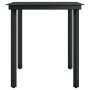 Juego de comedor para jardín 5 piezas negro de , Conjuntos de jardín - Ref: Foro24-3099265, Precio: 331,24 €, Descuento: %