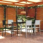 Juego de comedor para jardín 7 piezas blanco y negro de , Conjuntos de jardín - Ref: Foro24-3099278, Precio: 443,74 €, Descue...