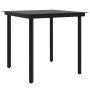Juego de comedor de jardín 3 piezas con cojines marrón y negro de , Conjuntos de jardín - Ref: Foro24-3099299, Precio: 227,37...