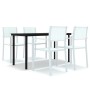 Juego de comedor de jardín de 5 piezas blanco de , Conjuntos de jardín - Ref: Foro24-3099259, Precio: 313,31 €, Descuento: %