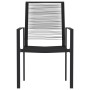Juego de comedor para jardín 5 piezas negro de , Conjuntos de jardín - Ref: Foro24-3099204, Precio: 273,80 €, Descuento: %
