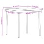 Juego de comedor para jardín 5 piezas negro de , Conjuntos de jardín - Ref: Foro24-3099204, Precio: 273,80 €, Descuento: %