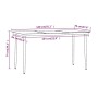 Juego de comedor de jardín 7 piezas con cojines beige y negro de , Conjuntos de jardín - Ref: Foro24-3099320, Precio: 505,37 ...