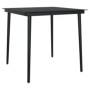 Juego de comedor para jardín 5 piezas con cojines gris y negro de , Conjuntos de jardín - Ref: Foro24-3099348, Precio: 383,90...
