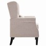Sillón de tela beige en Sillones | Comprar online en Foru.es