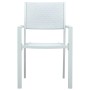 Juego de comedor de jardín de 5 piezas blanco de , Conjuntos de jardín - Ref: Foro24-3099271, Precio: 332,59 €, Descuento: %