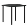 Juego de comedor para jardín 5 piezas con cojines gris y negro de , Conjuntos de jardín - Ref: Foro24-3099360, Precio: 577,41...