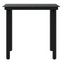Juego de comedor para jardín 5 piezas con cojines gris y negro de , Conjuntos de jardín - Ref: Foro24-3099360, Precio: 577,41...
