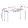 Juego de comedor de jardín 5 piezas con cojines negro de , Conjuntos de jardín - Ref: Foro24-3099355, Precio: 588,08 €, Descu...