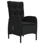 Juego de comedor de jardín 7 piezas con cojines negro de , Conjuntos de jardín - Ref: Foro24-3099369, Precio: 912,03 €, Descu...