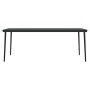 Juego de comedor de jardín 7 piezas con cojines negro de , Conjuntos de jardín - Ref: Foro24-3099369, Precio: 912,03 €, Descu...