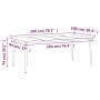 Juego de comedor de jardín 9 piezas gris y negro de , Conjuntos de jardín - Ref: Foro24-3099376, Precio: 1,00 €, Descuento: %