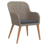 Juego de comedor para jardín 7 piezas con cojines marrón de , Conjuntos de jardín - Ref: Foro24-3099514, Precio: 869,59 €, De...