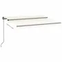 Toldo retráctil manual crema 350x250 cm de vidaXL, Toldos - Ref: Foro24-3069077, Precio: 261,38 €, Descuento: %