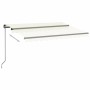 Toldo retráctil manual crema 350x250 cm de vidaXL, Toldos - Ref: Foro24-3069077, Precio: 244,12 €, Descuento: %