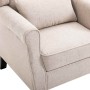 Sillón de tela beige en Sillones | Comprar online en Foru.es