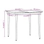 Juego de comedor de jardín 5 piezas con cojines negro de , Conjuntos de jardín - Ref: Foro24-3099542, Precio: 628,76 €, Descu...