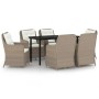 Juego de comedor de jardín 7 piezas marrón de , Conjuntos de jardín - Ref: Foro24-3099556, Precio: 1,00 €, Descuento: %