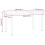 Juego de comedor para jardín 7 piezas negro de , Conjuntos de jardín - Ref: Foro24-3099604, Precio: 382,18 €, Descuento: %