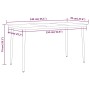 Juego de comedor para jardín 5 piezas negro de , Conjuntos de jardín - Ref: Foro24-3099633, Precio: 373,07 €, Descuento: %