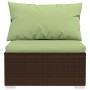 Set muebles de jardín 10 pzas y cojines ratán sintético marrón de , Conjuntos de jardín - Ref: Foro24-3102772, Precio: 1,00 €...