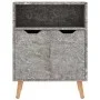 Aparador de madera de ingeniería gris hormigón 60x30x72 cm de vidaXL, Aparadores - Ref: Foro24-326826, Precio: 64,15 €, Descu...