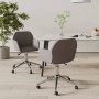 Sillas de comedor giratorias 2 unidades tela gris oscuro de , Sillas de comedor - Ref: Foro24-3103087, Precio: 168,98 €, Desc...