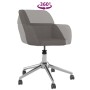 Sillas de comedor giratorias 2 unidades tela gris oscuro de , Sillas de comedor - Ref: Foro24-3103087, Precio: 168,98 €, Desc...