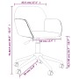 Sillas de comedor giratorias 2 unidades tela gris oscuro de , Sillas de comedor - Ref: Foro24-3103087, Precio: 168,98 €, Desc...