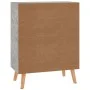 Aparador de madera de ingeniería gris hormigón 60x30x72 cm de vidaXL, Aparadores - Ref: Foro24-326826, Precio: 64,15 €, Descu...