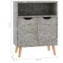 Aparador de madera de ingeniería gris hormigón 60x30x72 cm de vidaXL, Aparadores - Ref: Foro24-326826, Precio: 64,15 €, Descu...