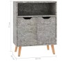 Aparador de madera de ingeniería gris hormigón 60x30x72 cm de vidaXL, Aparadores - Ref: Foro24-326826, Precio: 65,04 €, Descu...