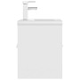 Mueble con lavabo blanco madera contrachapada de vidaXL, Tocadores de baño - Ref: Foro24-3071261, Precio: 164,02 €, Descuento: %