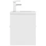 Mueble con lavabo blanco madera contrachapada de vidaXL, Tocadores de baño - Ref: Foro24-3071261, Precio: 154,44 €, Descuento: %